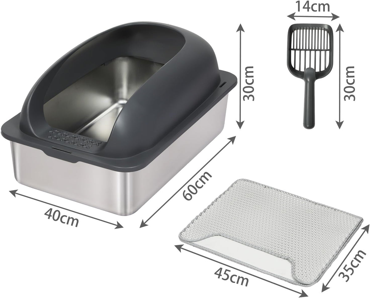 Stainless Steel Cat Litter Box